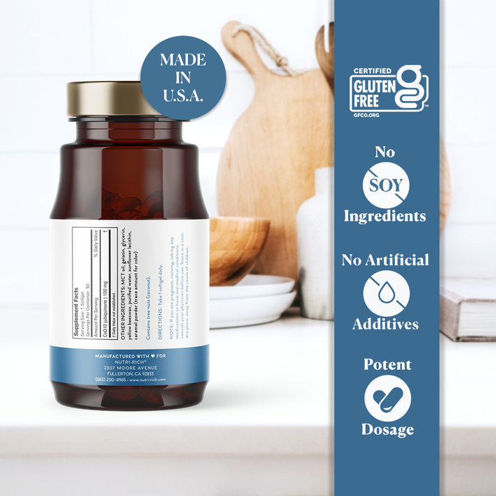 High Potency 100mg coenzyme Q10, Ubiquinone, Antioxidant for Heart High Potency 100mg coenzyme Q10, Ubiquinone, Antioxidant for Heart